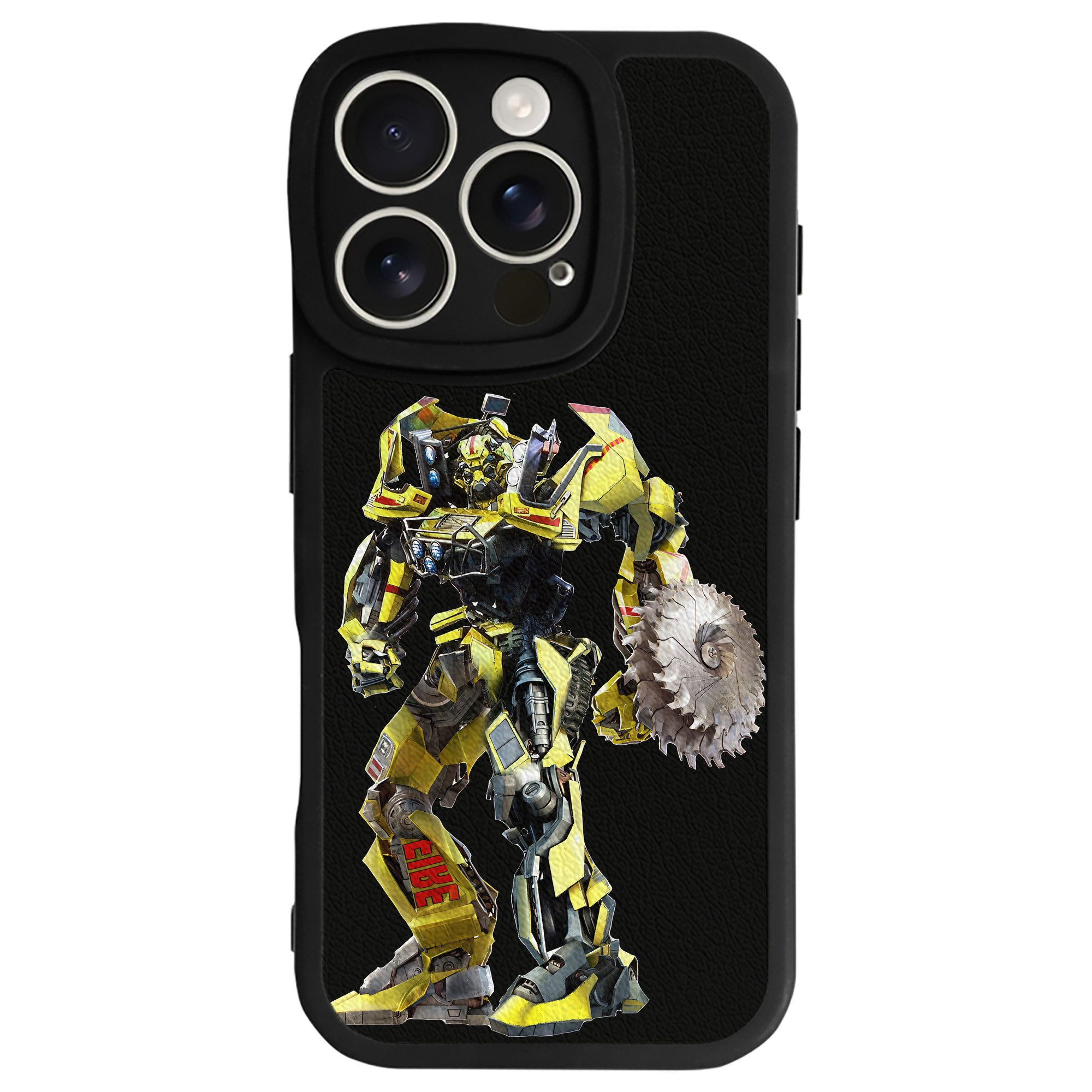 （画像用） Transformers トランスフォーマー 【iPhone 16シリーズ対応】シリコンスマホケース（レザー調） 材質：シリコン
